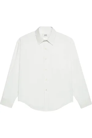 Ami Pocket long-sleeve cotton shirt