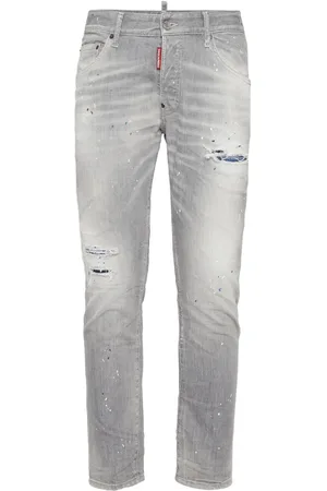 Dsquared2 Distressed washed-denim jeans
