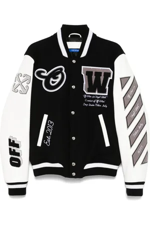 OFF-WHITE Lea varsity jacket