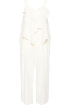 B+AB Draped-design muslin co-ord set