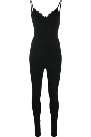 Atu Body Couture Lace-trim sleeveless jumpsuit