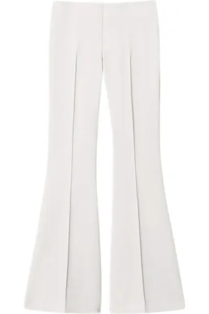Twin-Set Pressed-crease flared trousers