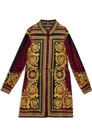 VERSACE Baroque-print dress