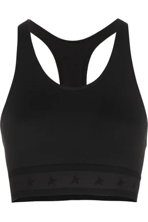 Golden Goose Logo-underband racerback crop top