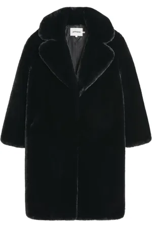 Apparis Steffi wide-lapels faux-fur coat