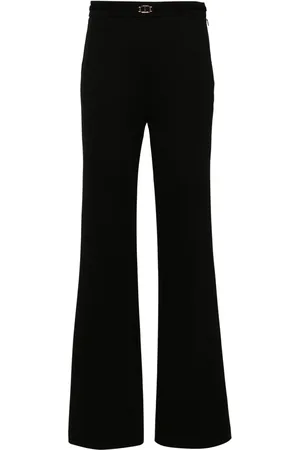 Twin-Set Logo-plaque straight-leg trousers