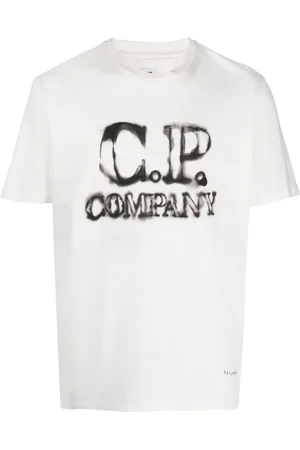 C.P. Company Faded logo-print T-shirt
