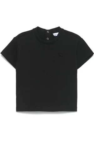 Emporio Armani Logo-embroidered T-shirt