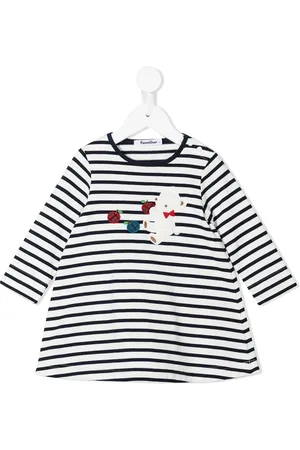 Familiar Stripe-print dress