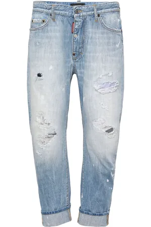 Dsquared2 Distressed-effect straight-leg jeans