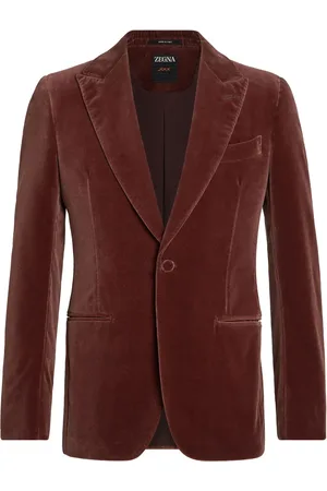 Ermenegildo Zegna Single-breasted velvet blazer