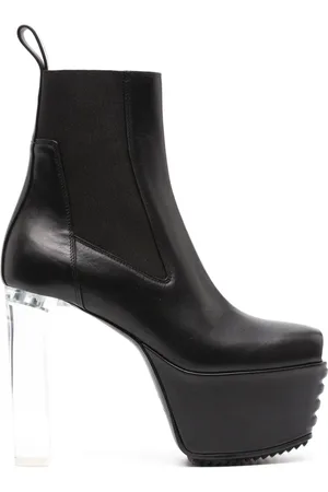 Rick Owens 160mm open-toe leather heeled boots