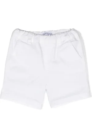 Emporio Armani Elasticated-waistband chino shorts