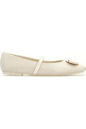 Salvatore Ferragamo New Vara-bow lambskin ballerina shoes
