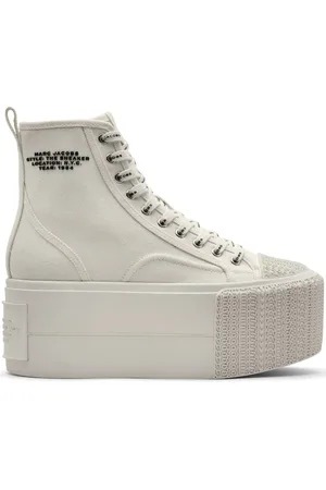 Marc Jacobs Logo-embossed cotton sneakers