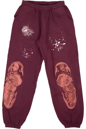 Sp5der Nocturnal Highway cotton track pants
