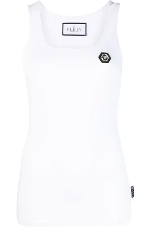 Philipp Plein Logo-patch tank top