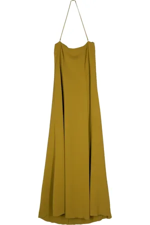 FORTE FORTE Halterneck flared maxi dress