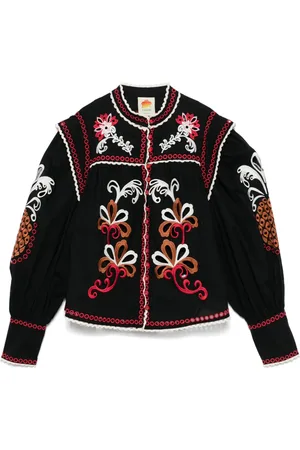 Farm Rio Mandala Richilieu blouse