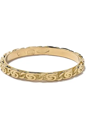 WOUTERS & HENDRIX 18kt yellow Snail Diamond Chain ring