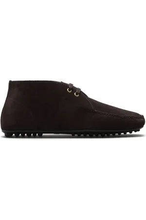 CAR SHOE Suede driving boots