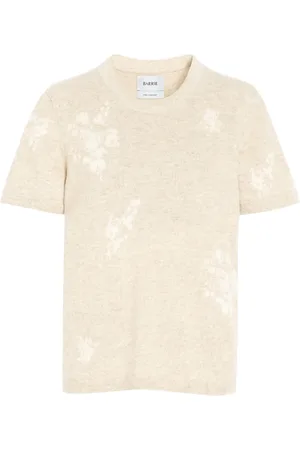 Barrie Floral cashmere T-shirt