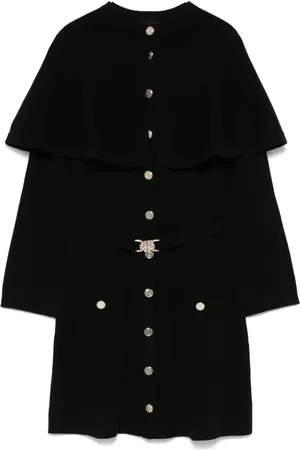 Maje 2-in-1 knitted cape dress