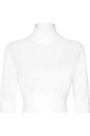Dolce & Gabbana Cropped turtle-neck sweater