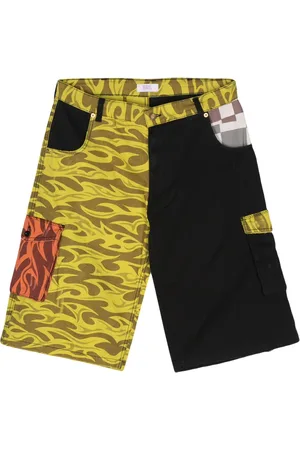 ERL Colourblock cargo shorts