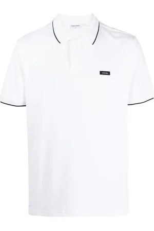 Calvin Klein Logo-appliqu?? short-sleeve polo shirt