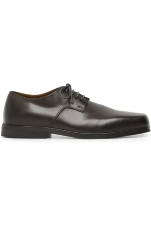 MARSÈLL Square-toe leather oxford shoes