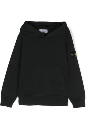 Stone Island Compass-badge cotton hoodie