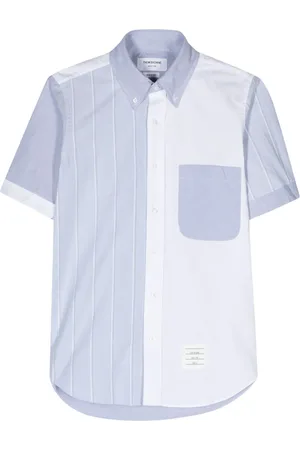 Thom Browne Colour-block button-down shirt