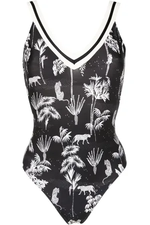 Lygia & Nanny Balboa graphic-print one-piece