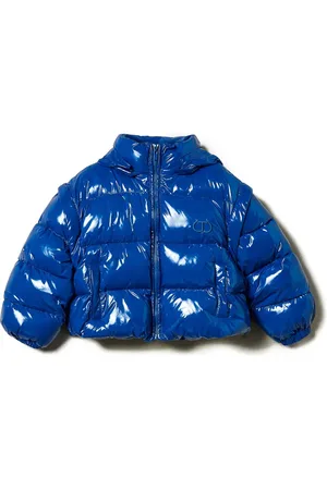Twin-Set Logo-embroidered puffer jacket