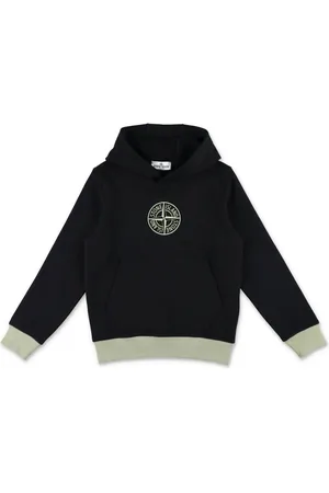 Stone Island Compass Badge cotton hoodie