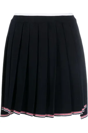 Thom Browne Full Needle knitted pleated skirt