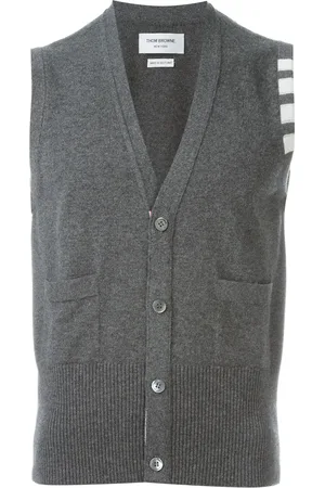 Thom Browne Sleeveless buttoned cardigan