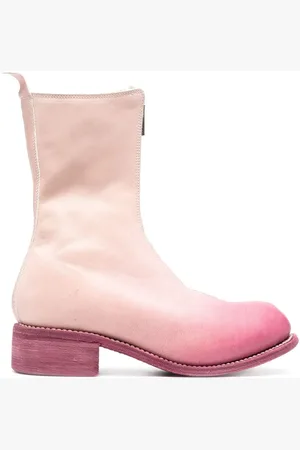 GUIDI Leather zip-up boots