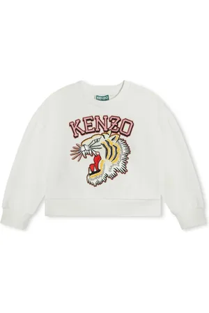 Kenzo Tiger-embroidered cotton sweatshirt