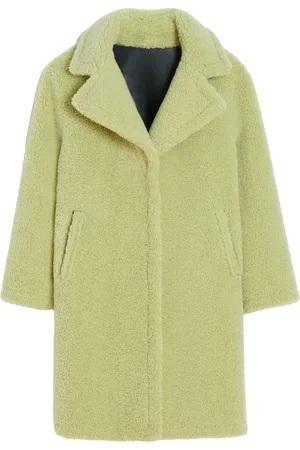 Apparis Anei peak-lapels single-breasted coat