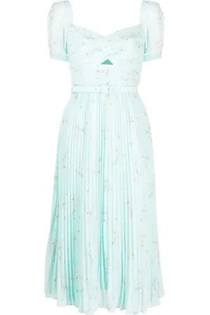 Self-Portrait Floral-print chiffon midi dress
