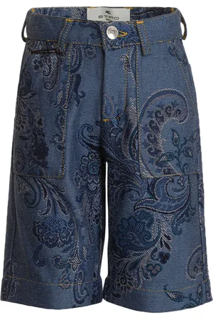 Etro Patterned-jacquard bermuda shorts