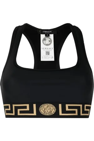 VERSACE Greca racerback bra