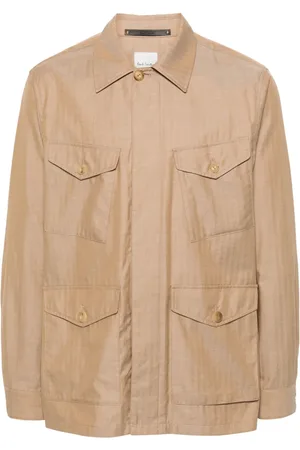 Paul Smith Herringbone-pattern shirt jacket