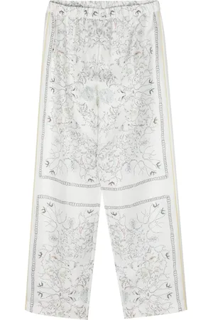 Fabiana Filippi Silk palazzo trousers