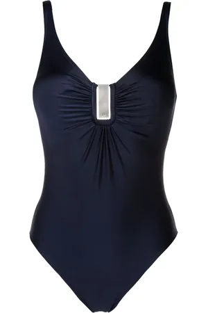 Lygia & Nanny Mirassol gathered-detail swimsuit