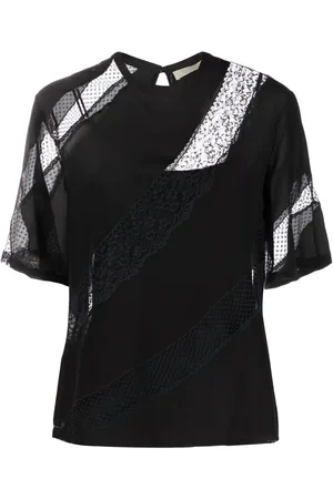 Elie saab Lace-panelled T-shirt