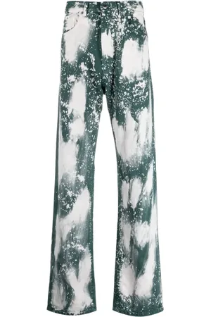 DARKPARK Paint splatter wide-leg jeans