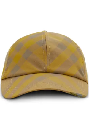 Burberry Check-pattern cotton cap